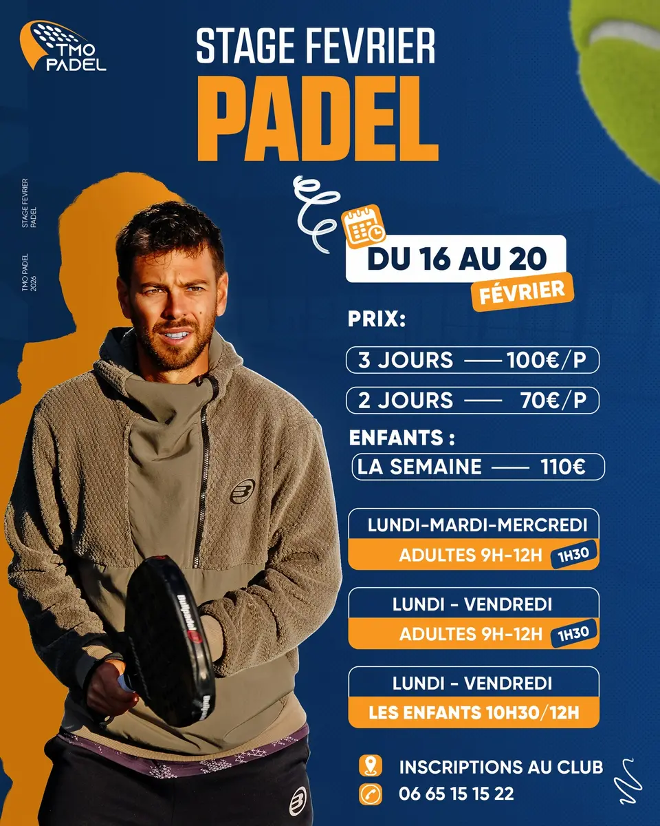 Stage de padel - Tmo Padel_Ollioules