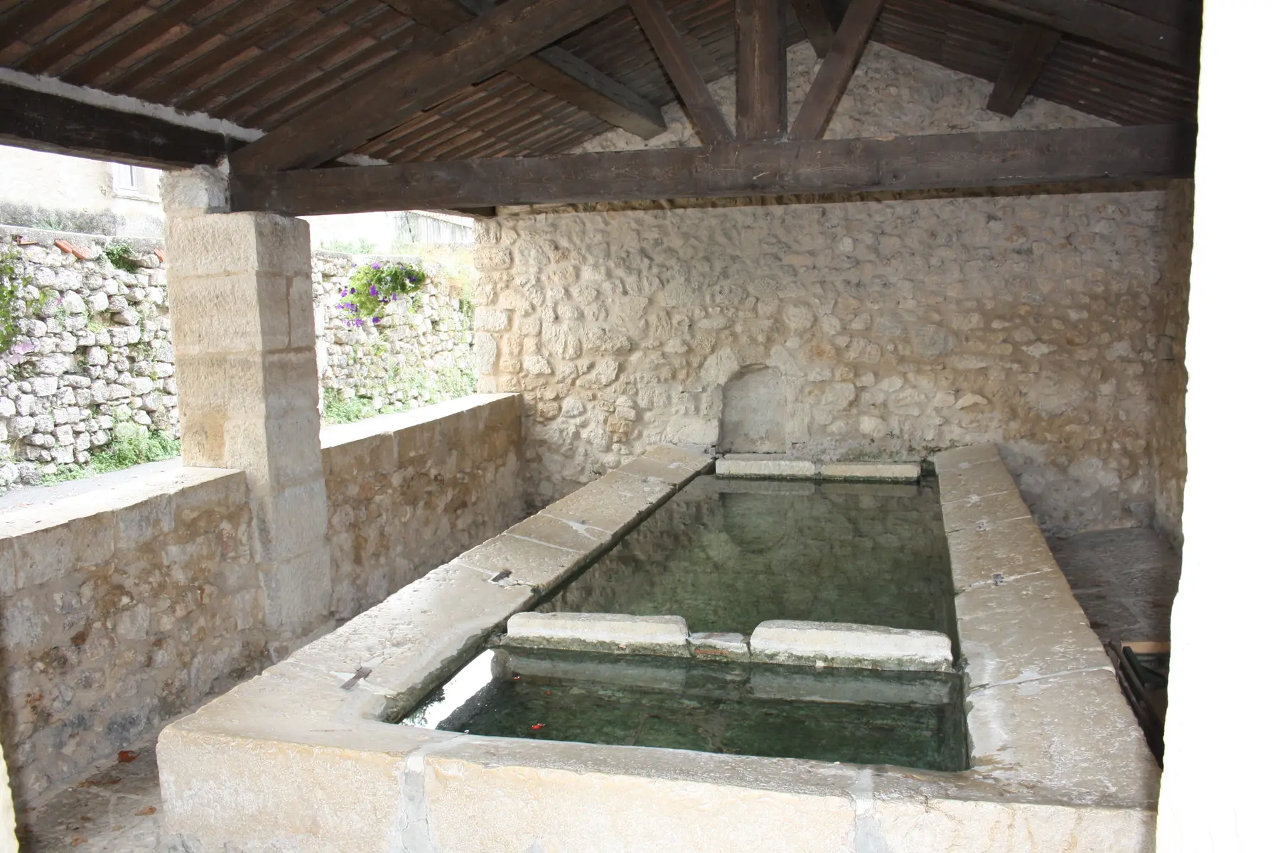 Vue du lavoir