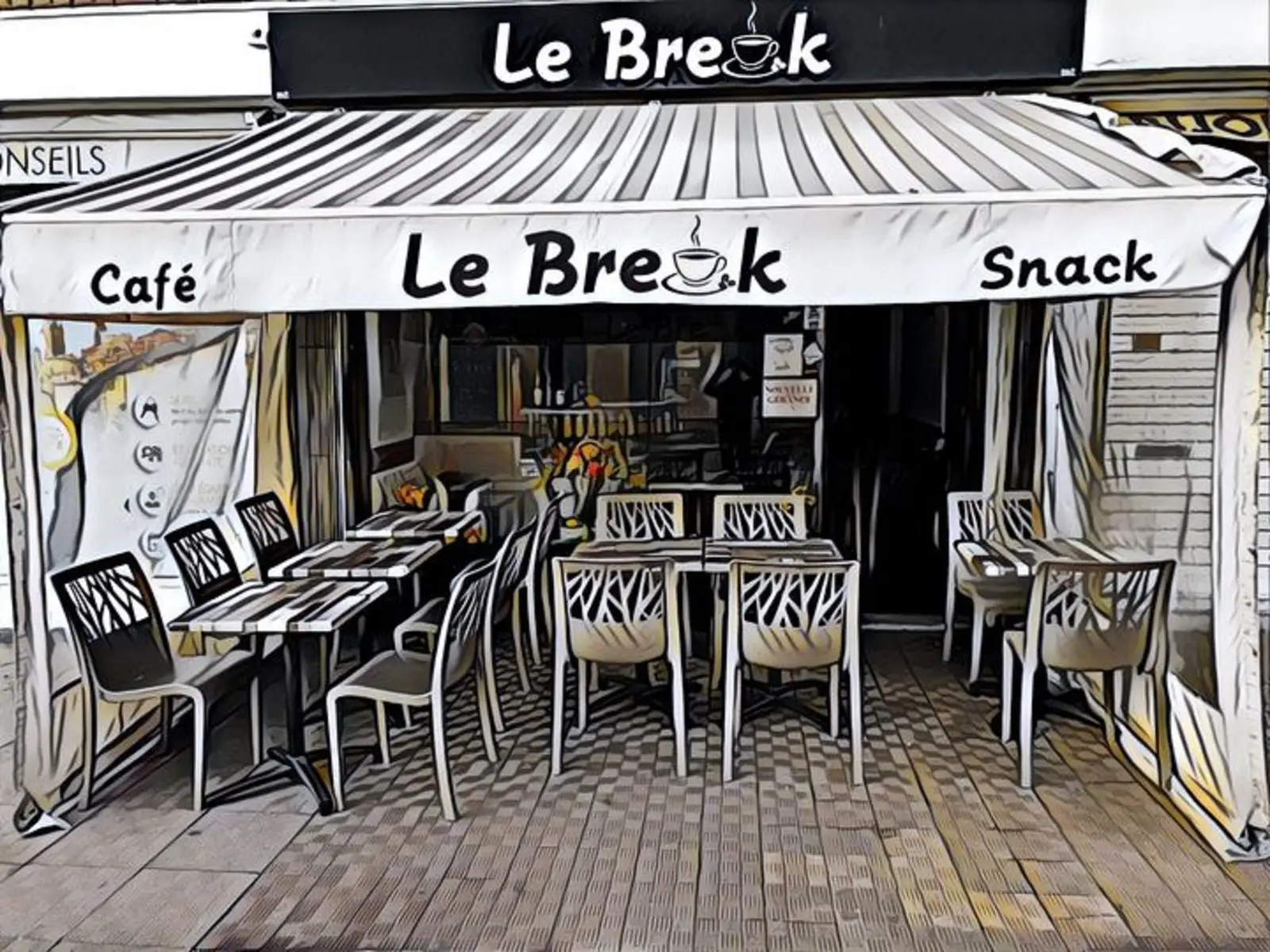 Le Break : La terrasse