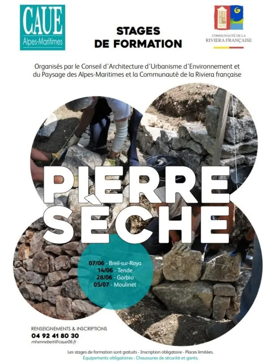 Stage de formation mur en pierre sèche