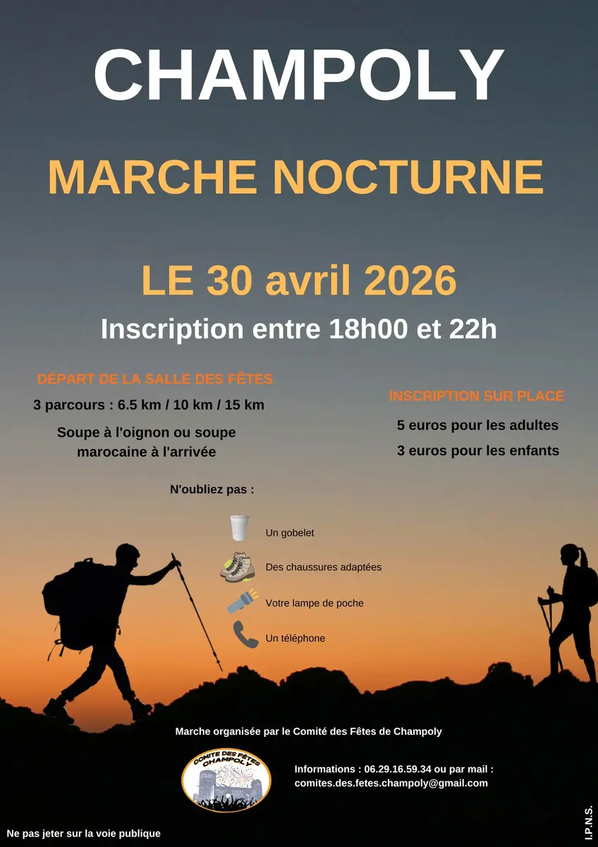 affiche marche