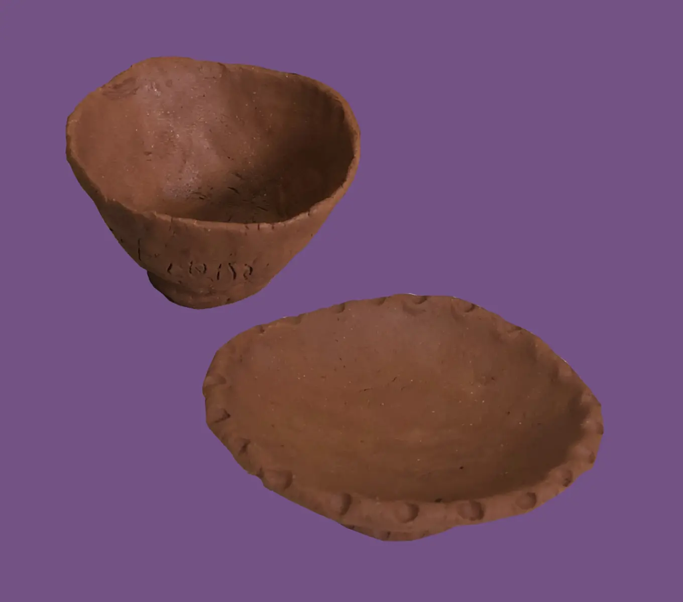 Création de vaisselle en argile