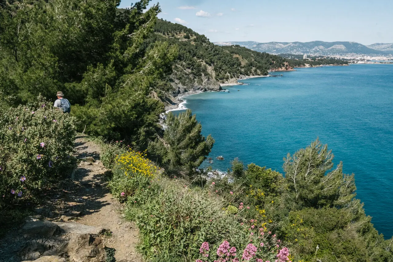 Wanderung auf dem Küstenweg in La Seyne