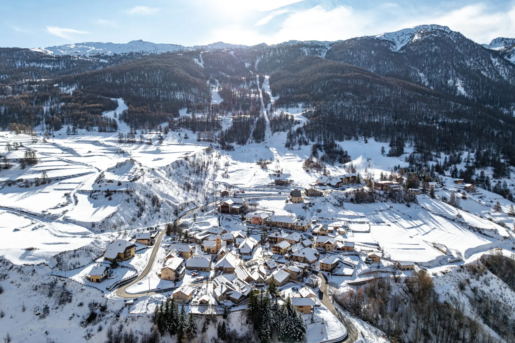 Village station de Crévoux