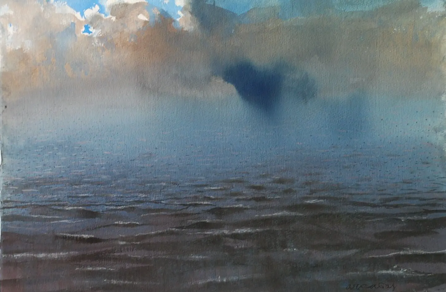 Tableau Grain sur la mer