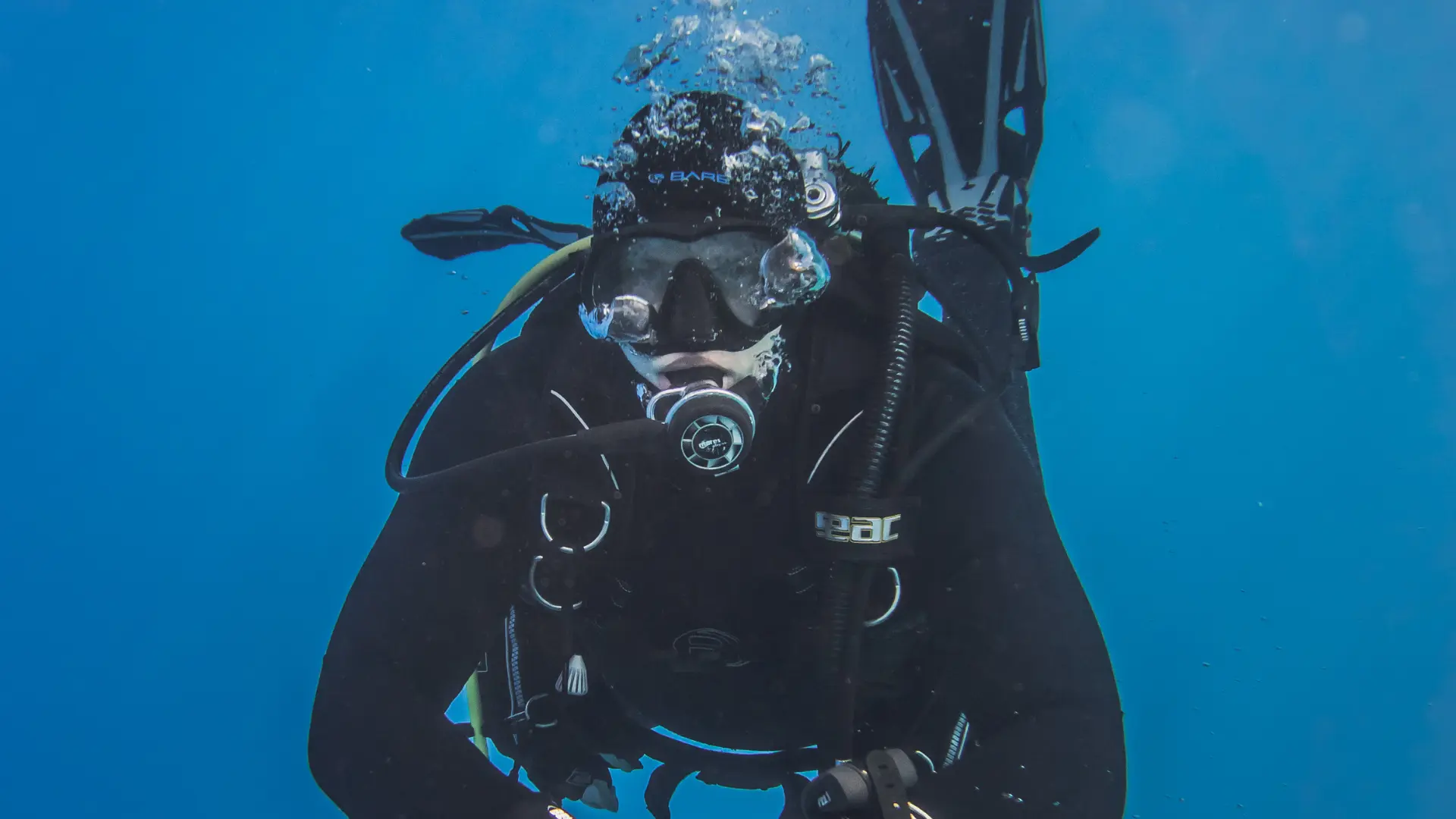 Baptême de plongée