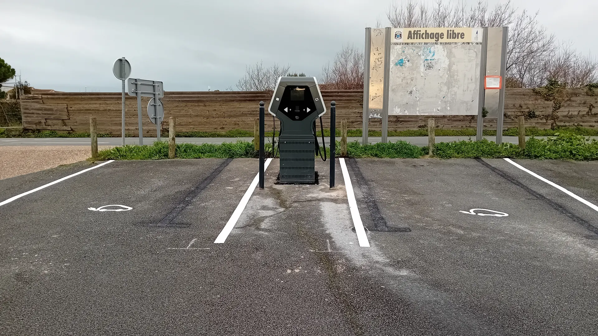 Electric car charging stations