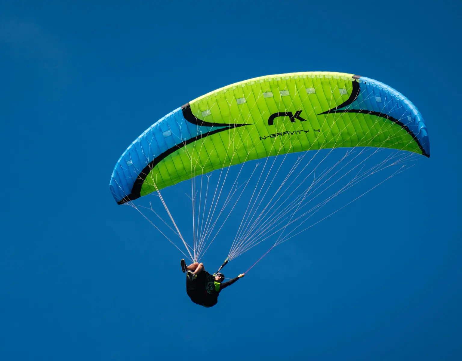 Parapentiste lors des championnats du monde