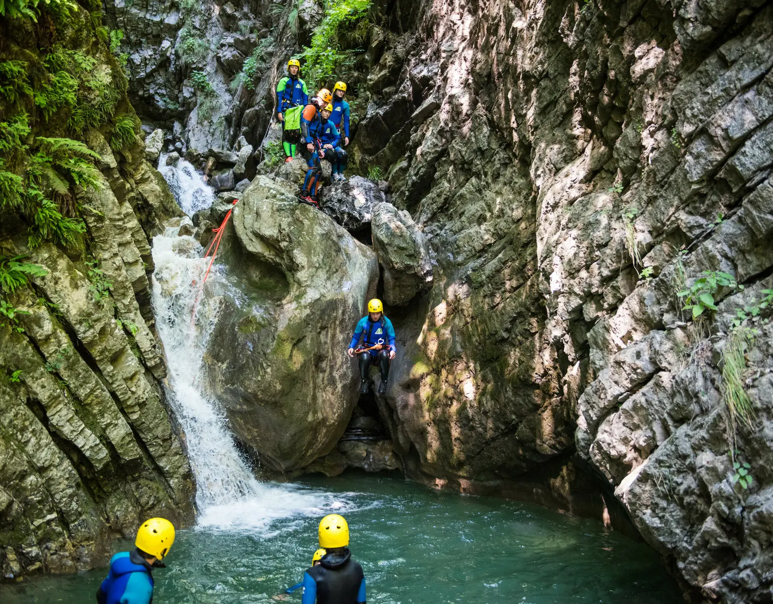 canyoning saut
