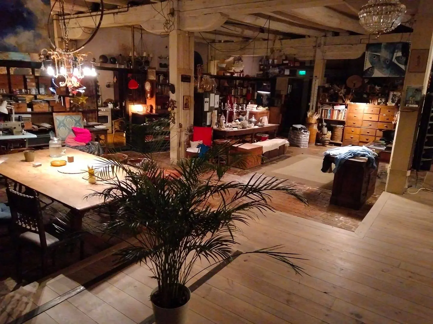 intérieur de l'atelier