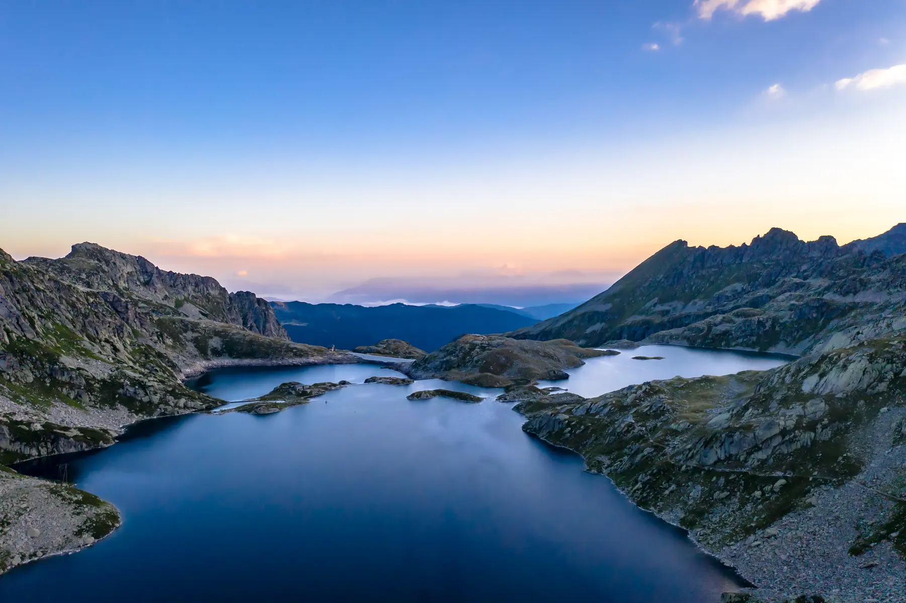 Plateau des Sept Laux vu du ciel