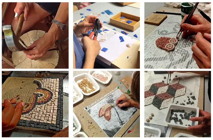 Cours mosaïque et céramique Céladon
