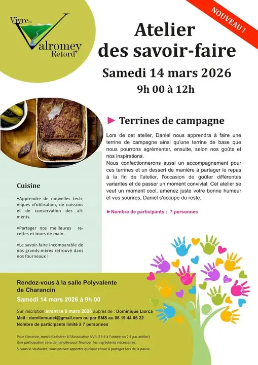 Atelier des savoir-faire : fabriquer ses terrines_Valromey-sur-Séran