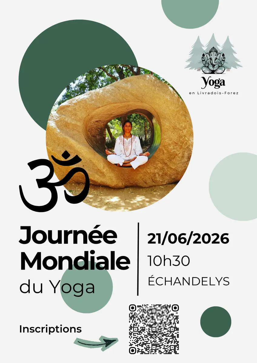Affiche journée mondiale du yoga