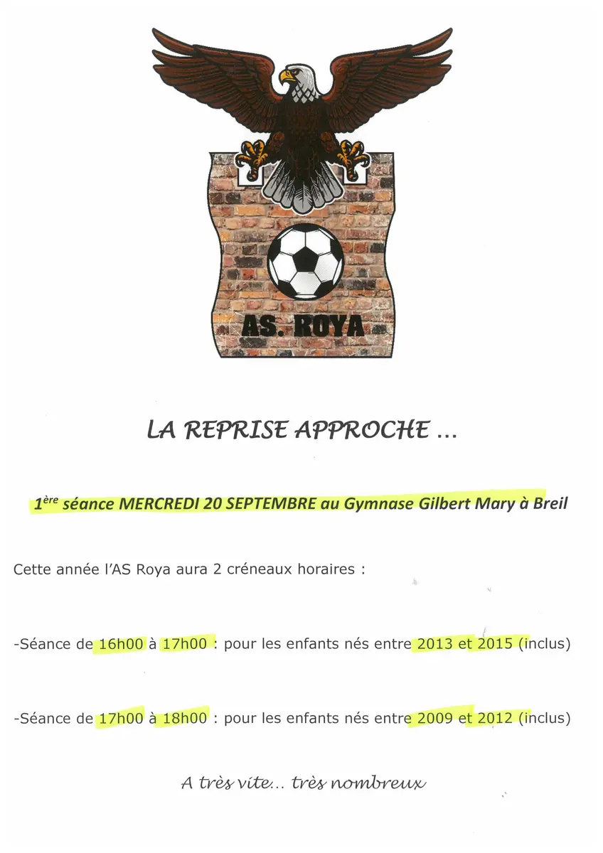 Affiche AS Roya