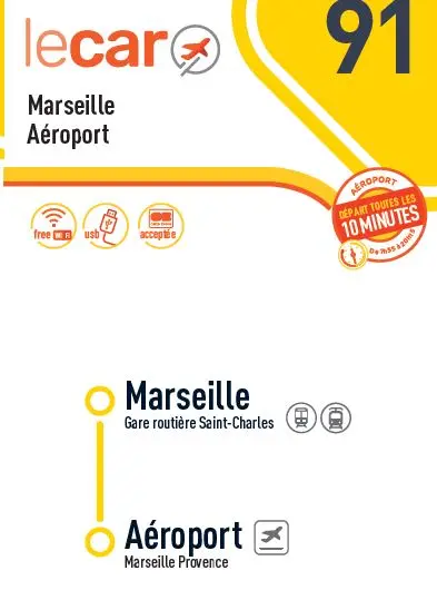 Navette Marseille aéroport - gare St Charles