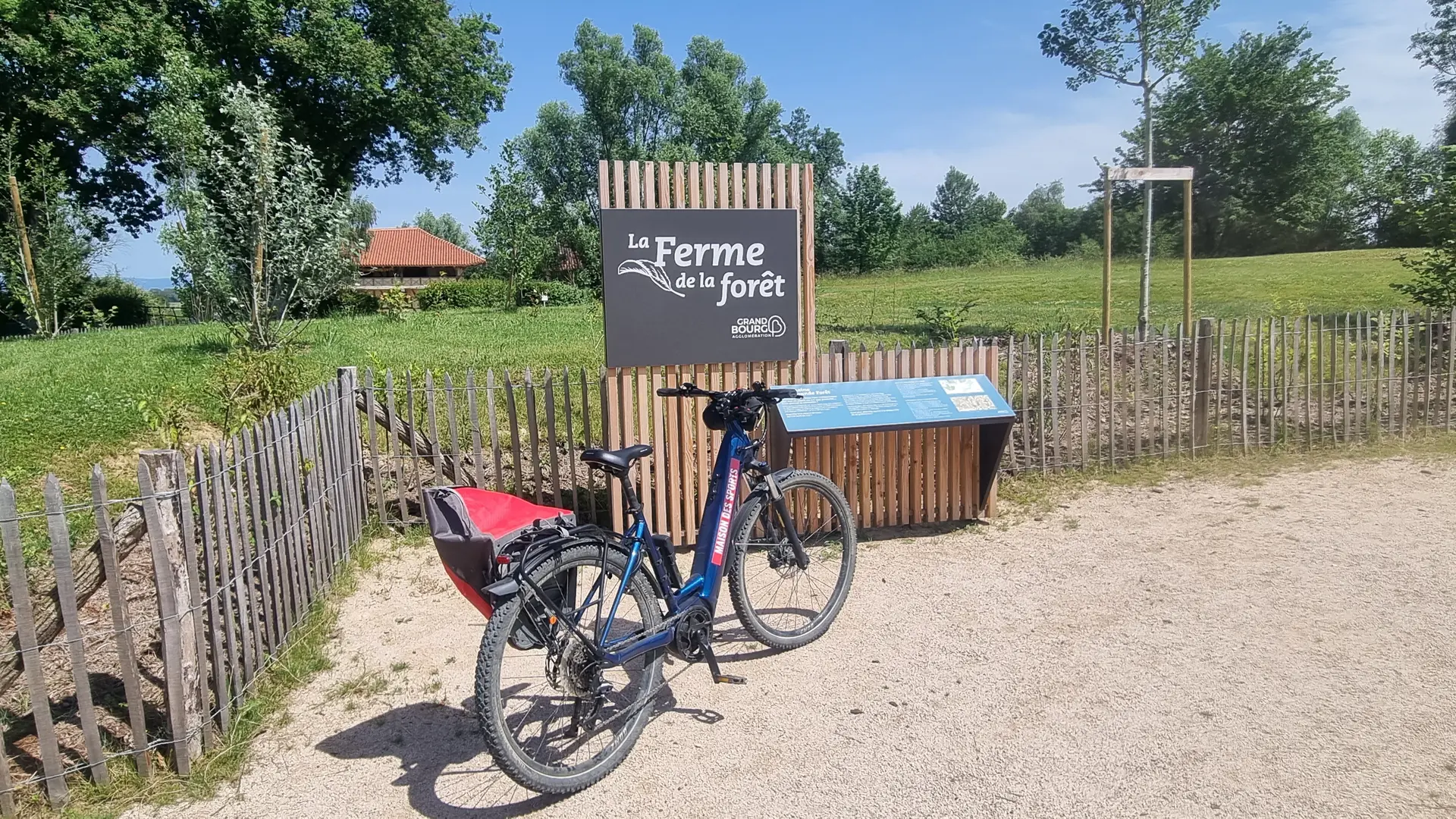 Liaison VTT avec la ferme de la forêt