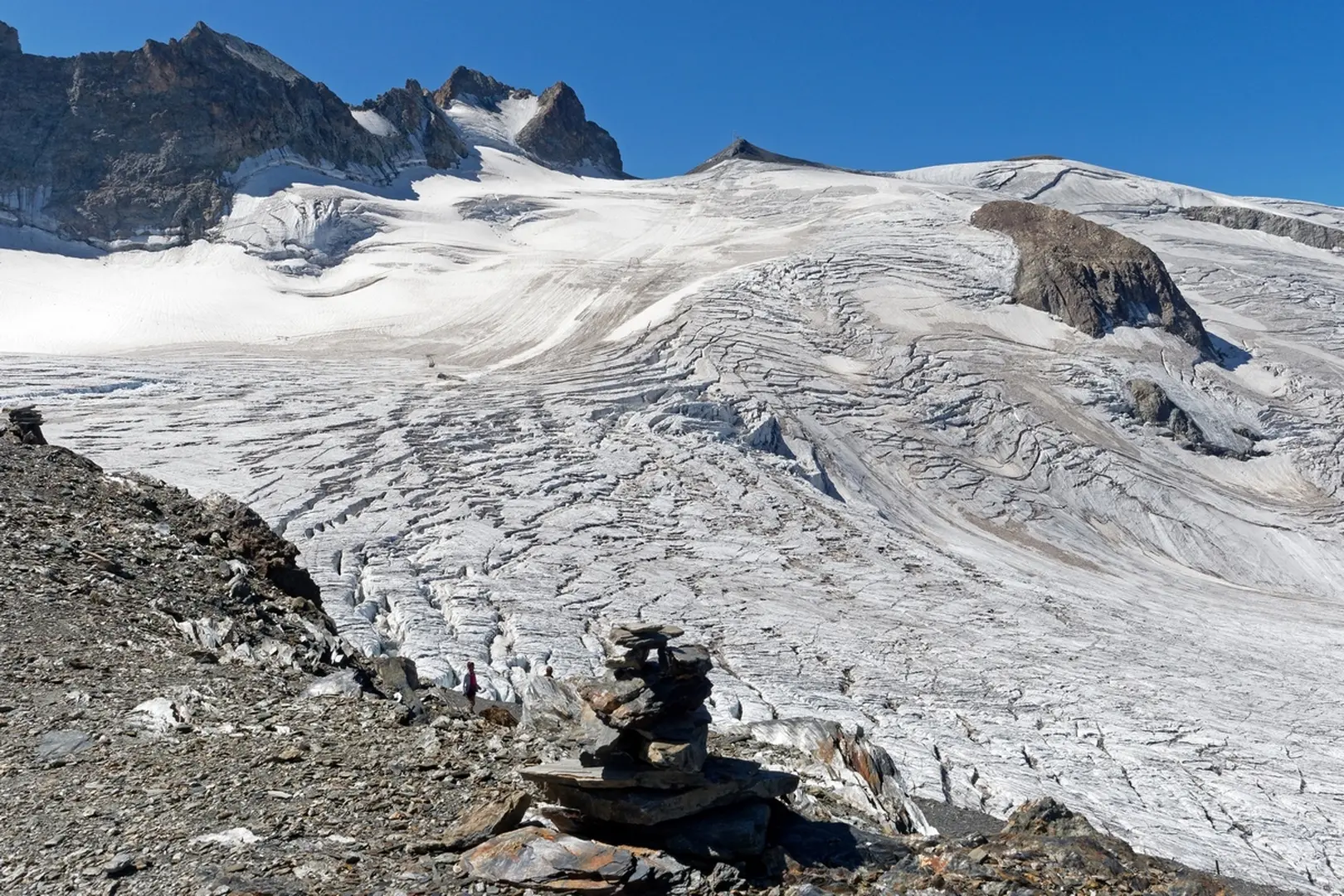 Glacier de la Girose en été - La Grave