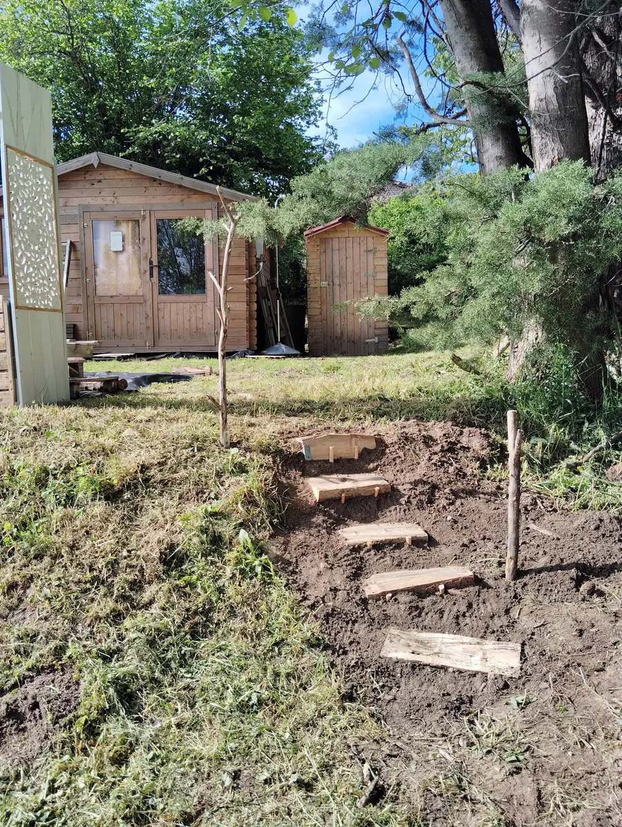 La cabane de soins et massages