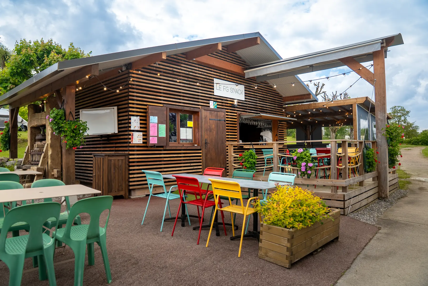 De FG snack en de buitenkant