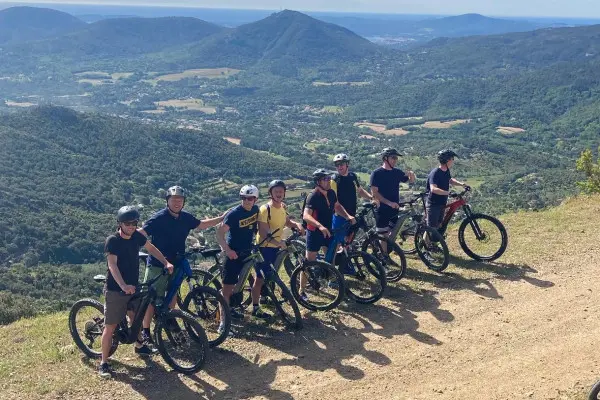 Randonnée en VTT électrique Saint-Tropez