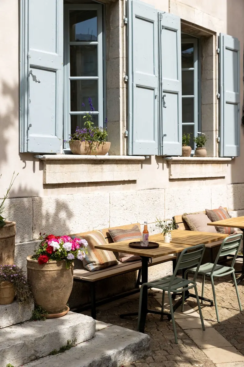 en terrasse