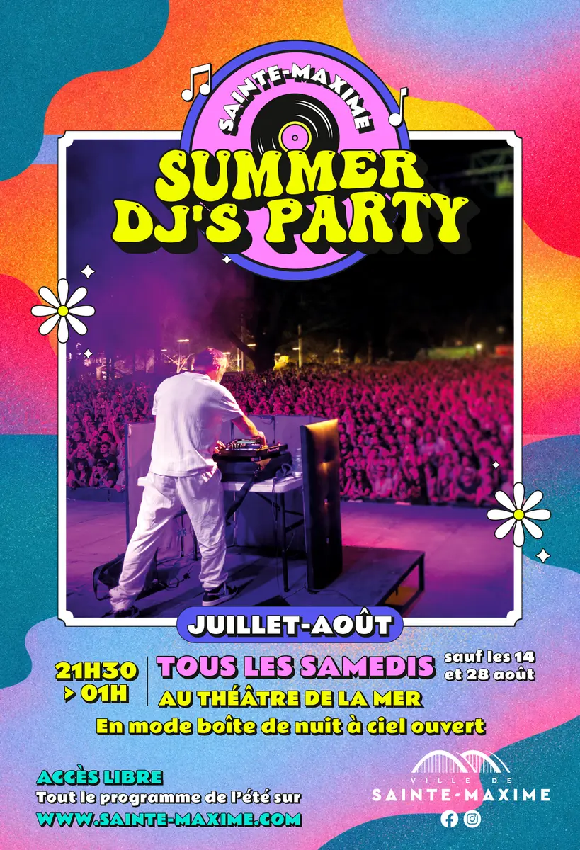 Clap de fin des summer dj’ party_Sainte-Maxime