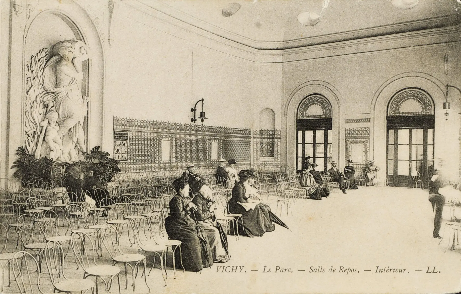 Le parc : salle de repos