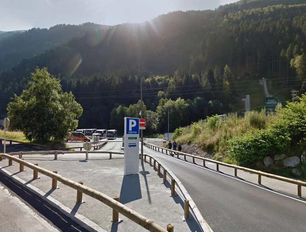parking autocar chamonix