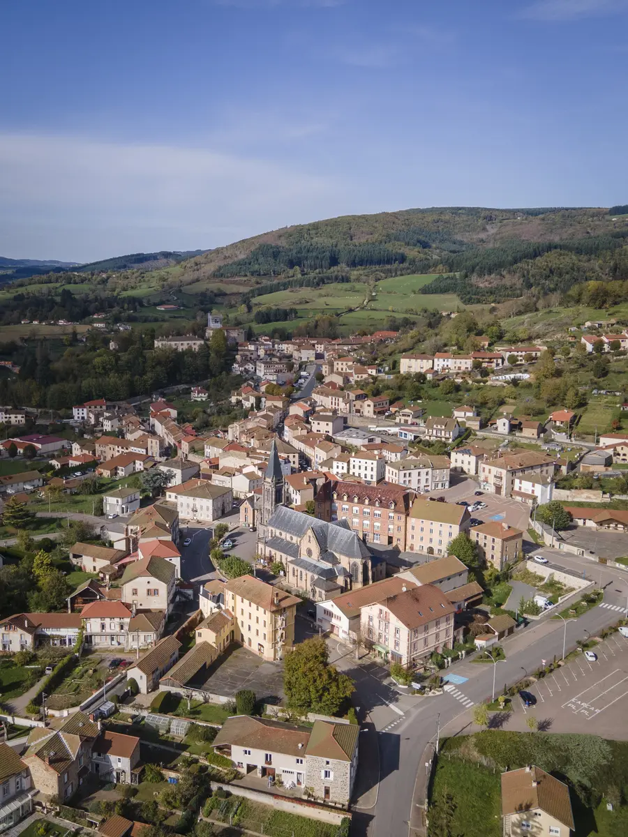Vue sur le village