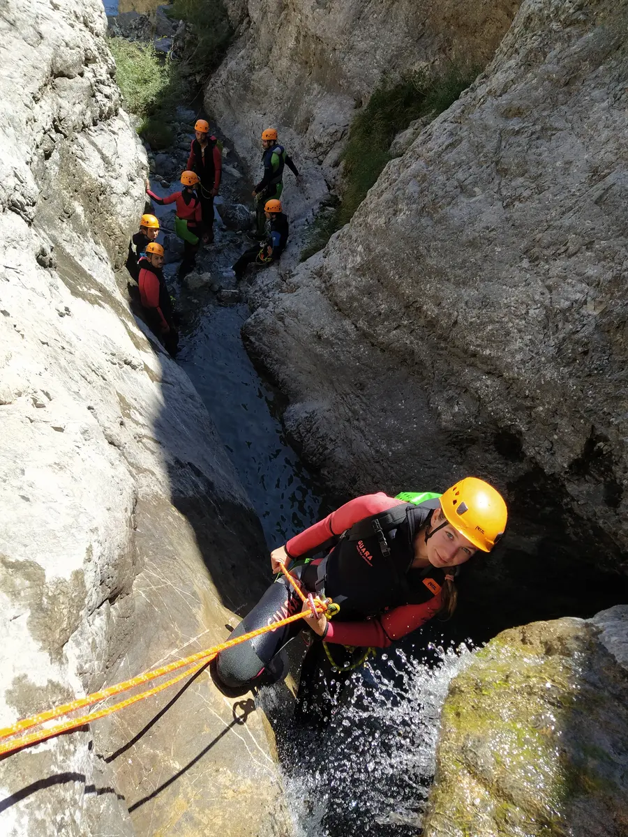 Canyon de Peyron Roux, Bureau des guides du Champsaur Valgaudemar