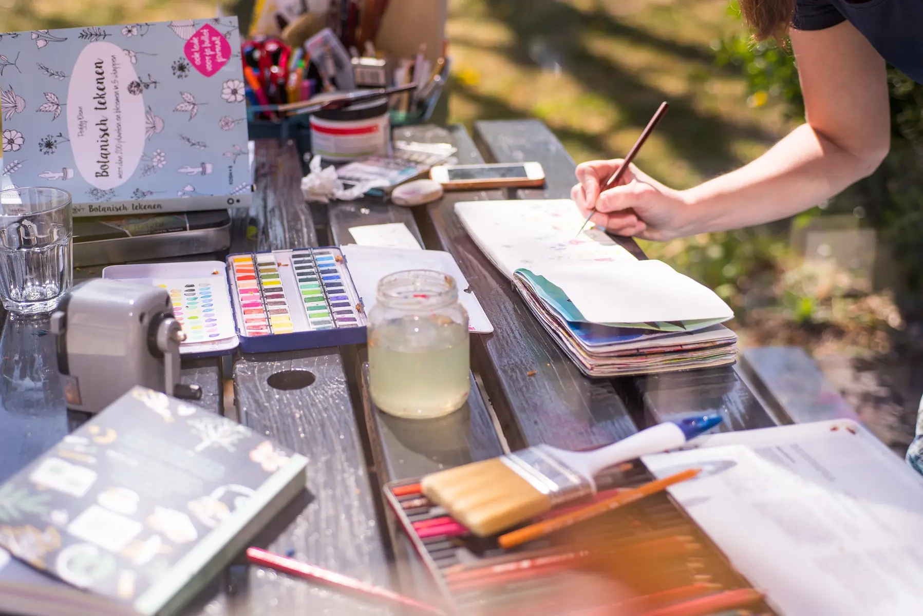 Atelier carte postale illustrée