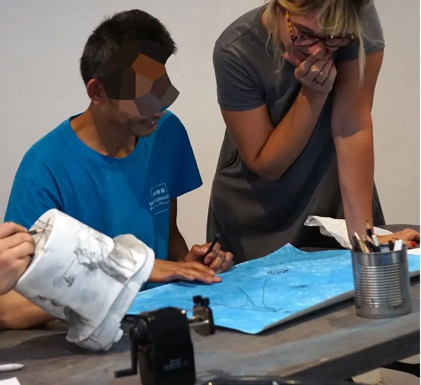 Atelier avec Morgane PLACET-RITTER