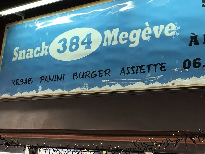 Snack 384 Megève