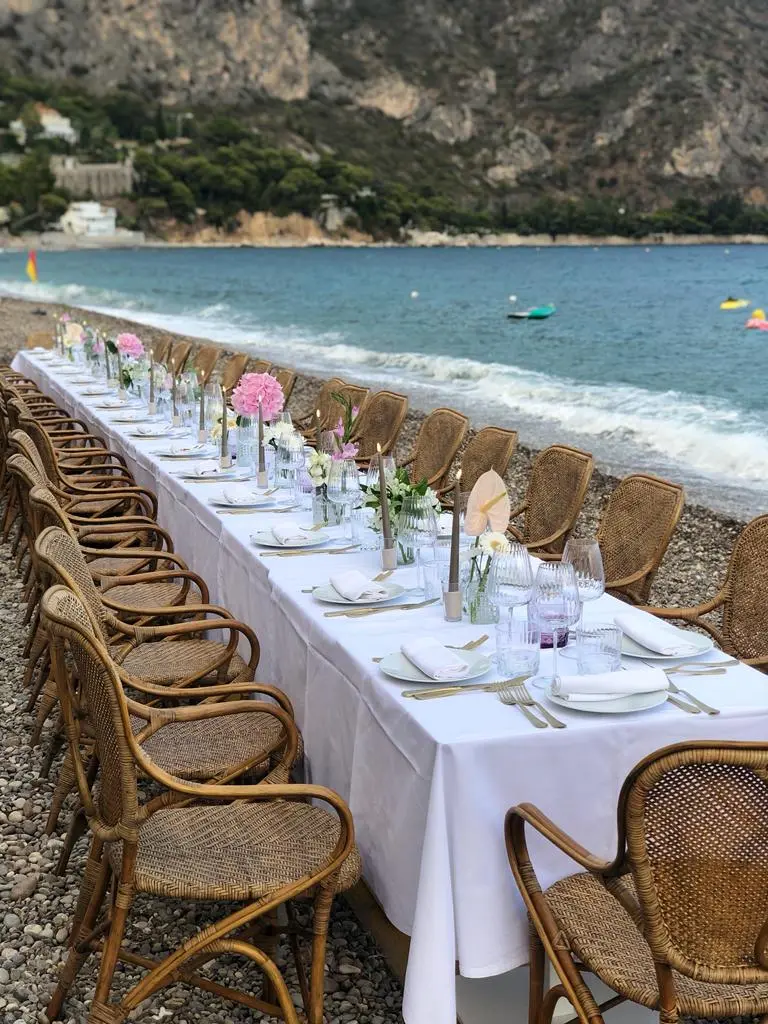 table réception