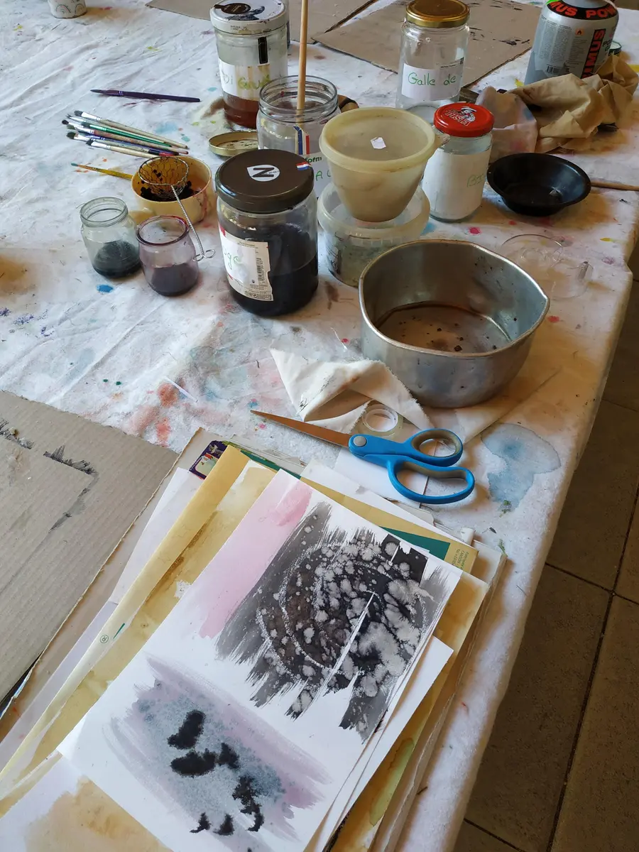 atelier et son matériel