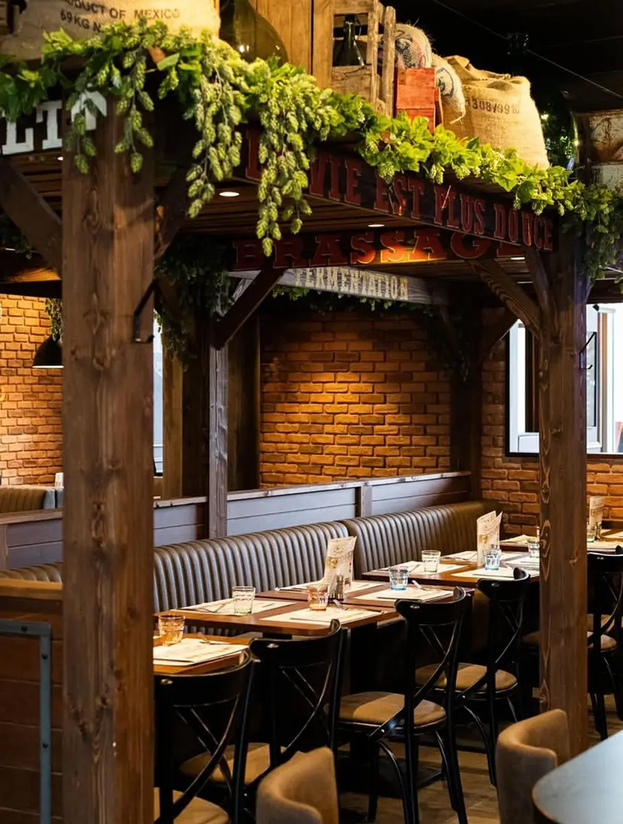 Salle du restaurant Chez le Brasseur