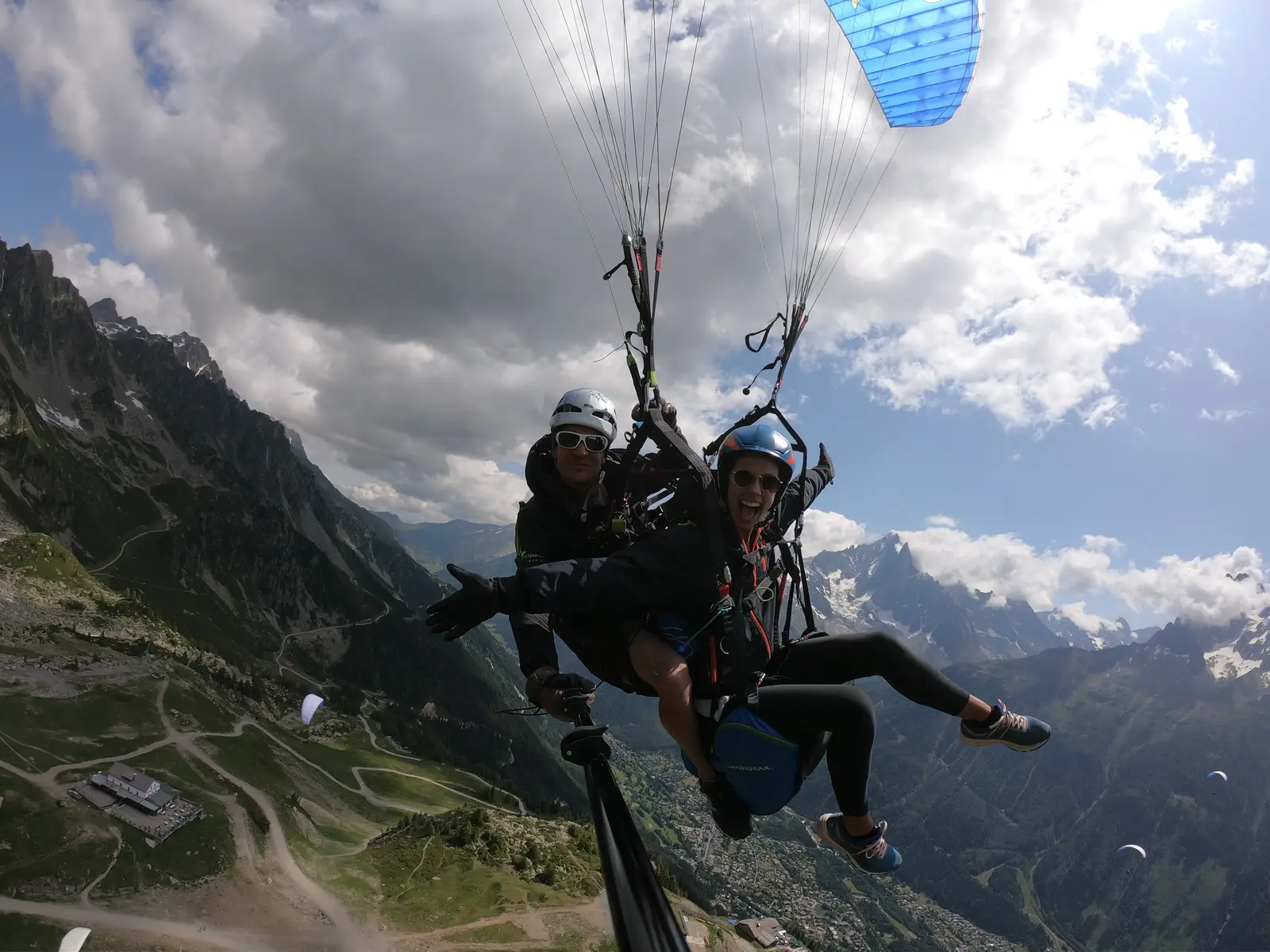 parapente biplace air sports chamonix