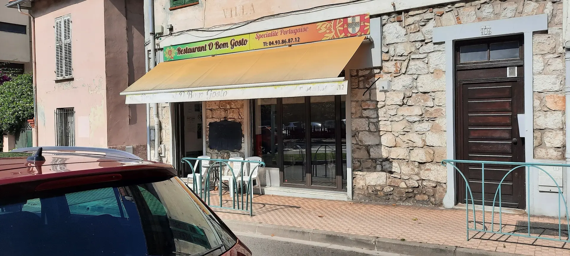Devanture du restaurant