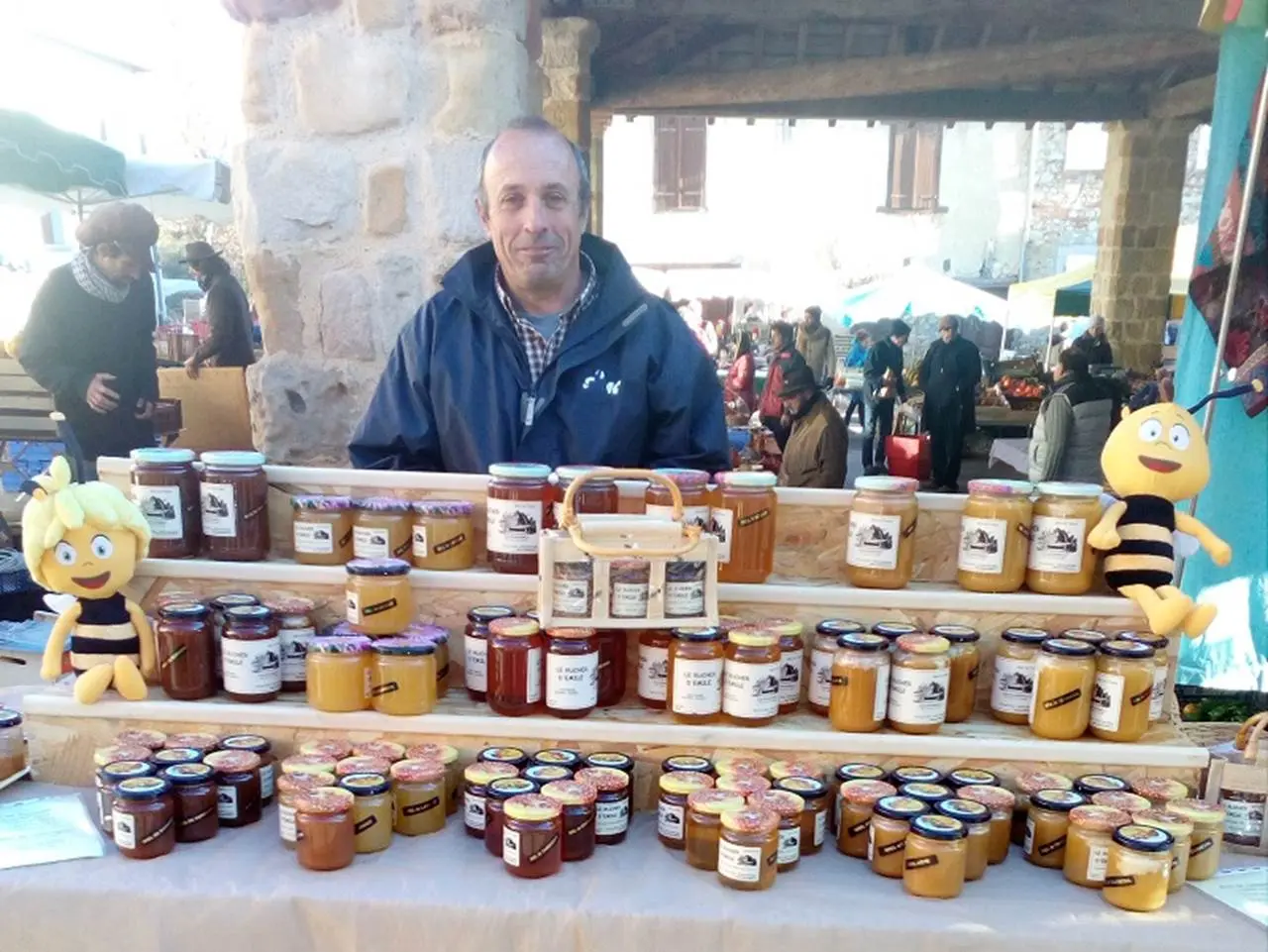 Stand au marché