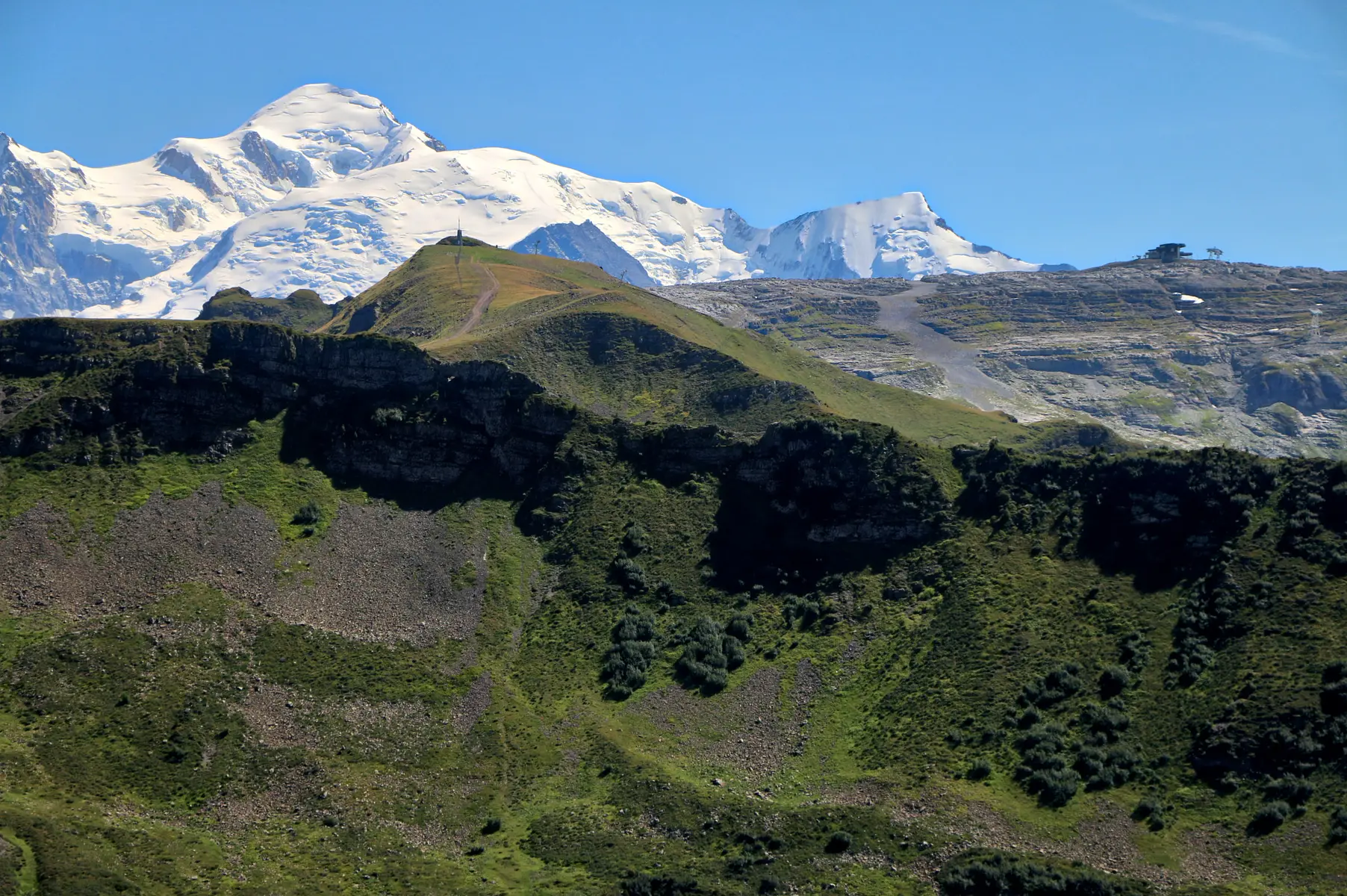 Vue sur le Mont Blanc