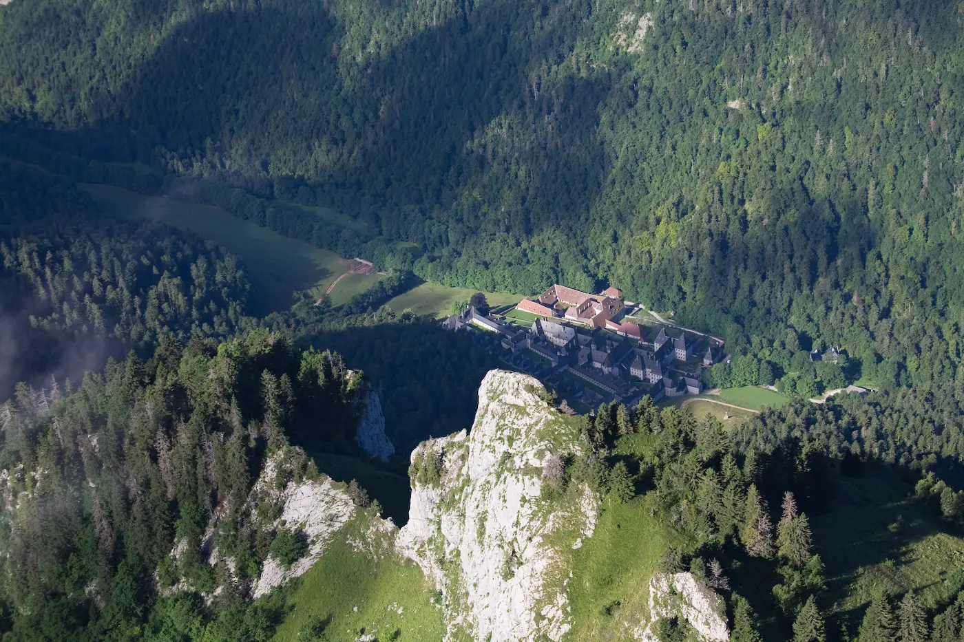 Monastère Grande Chartreuse depuis le Grand Som