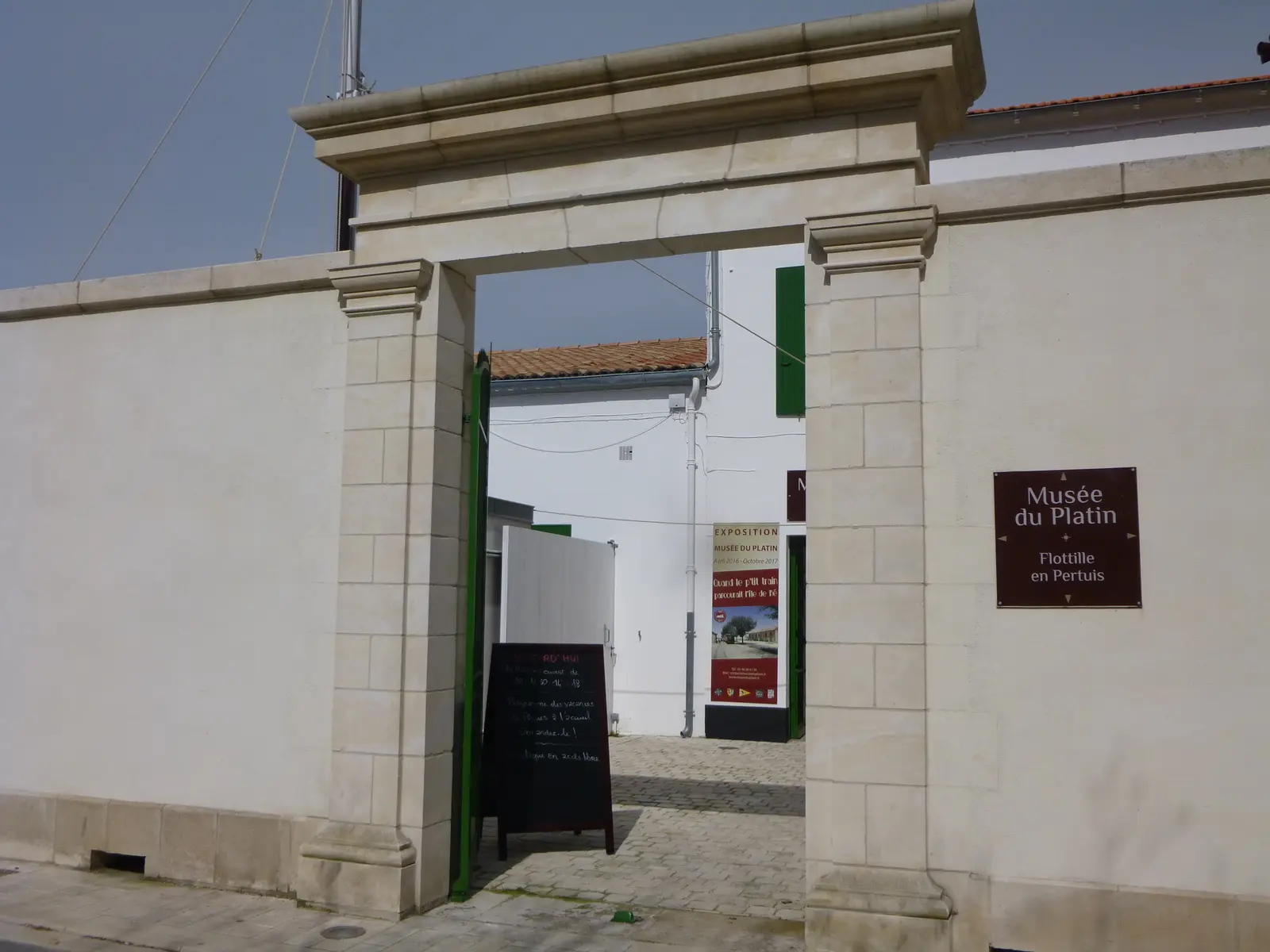 Entrée du Musée du Platin