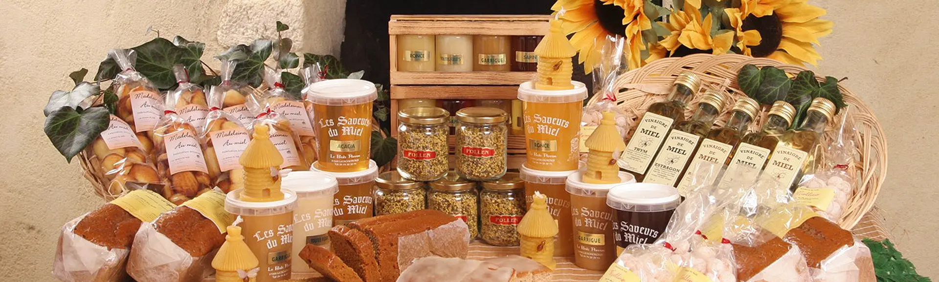 Gamme de produits Saveurs de Miel à Lescheroux