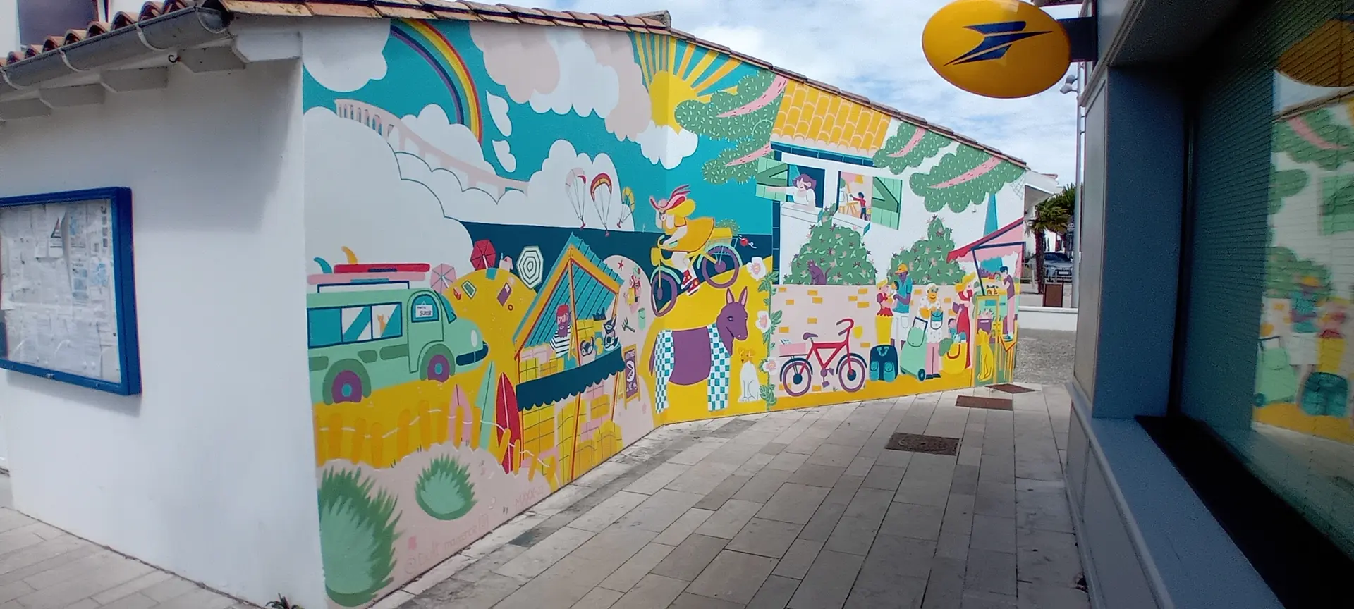 Mural in Rivedoux-Plage