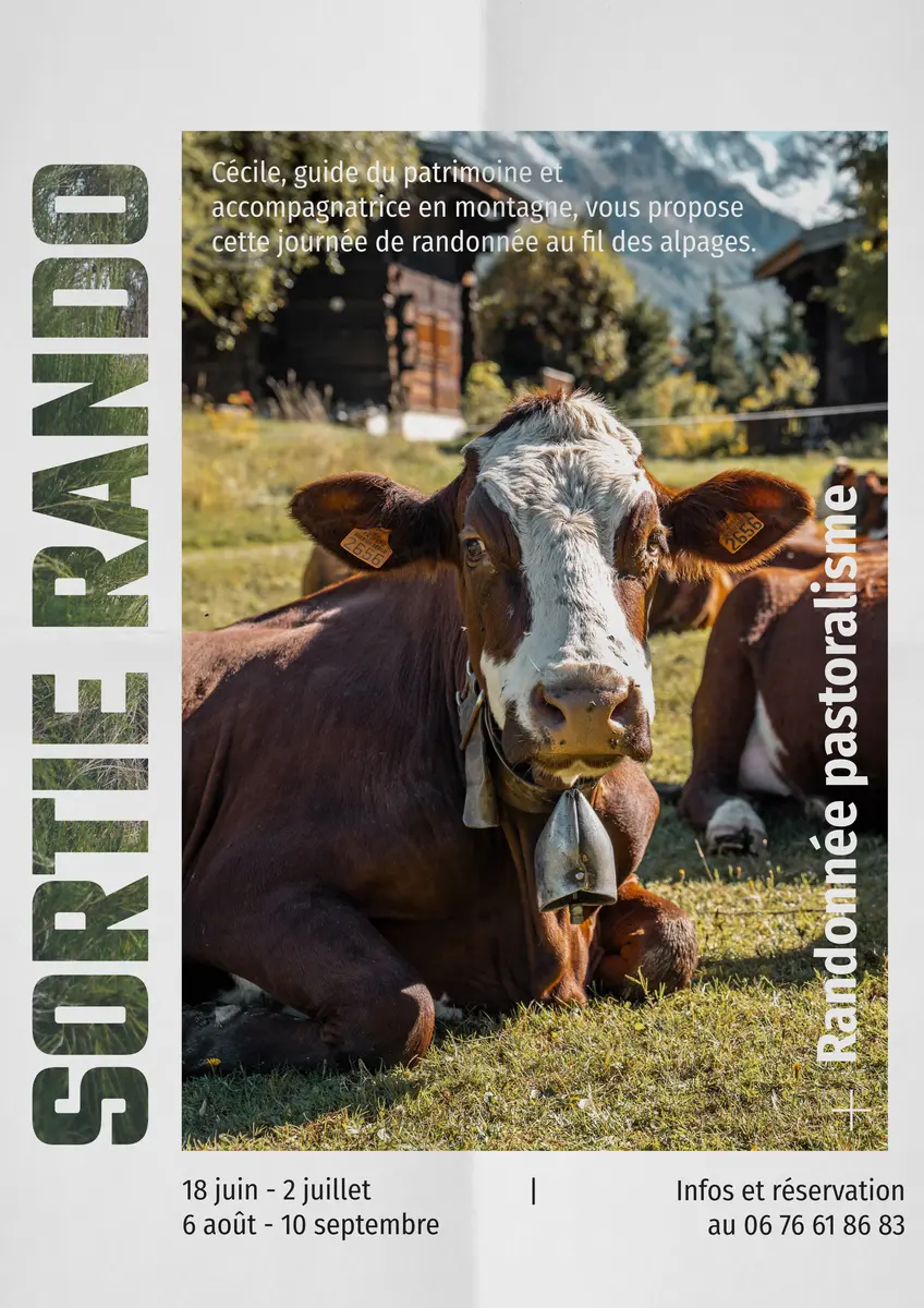 Randonnée pastoralisme_Les Contamines-Montjoie