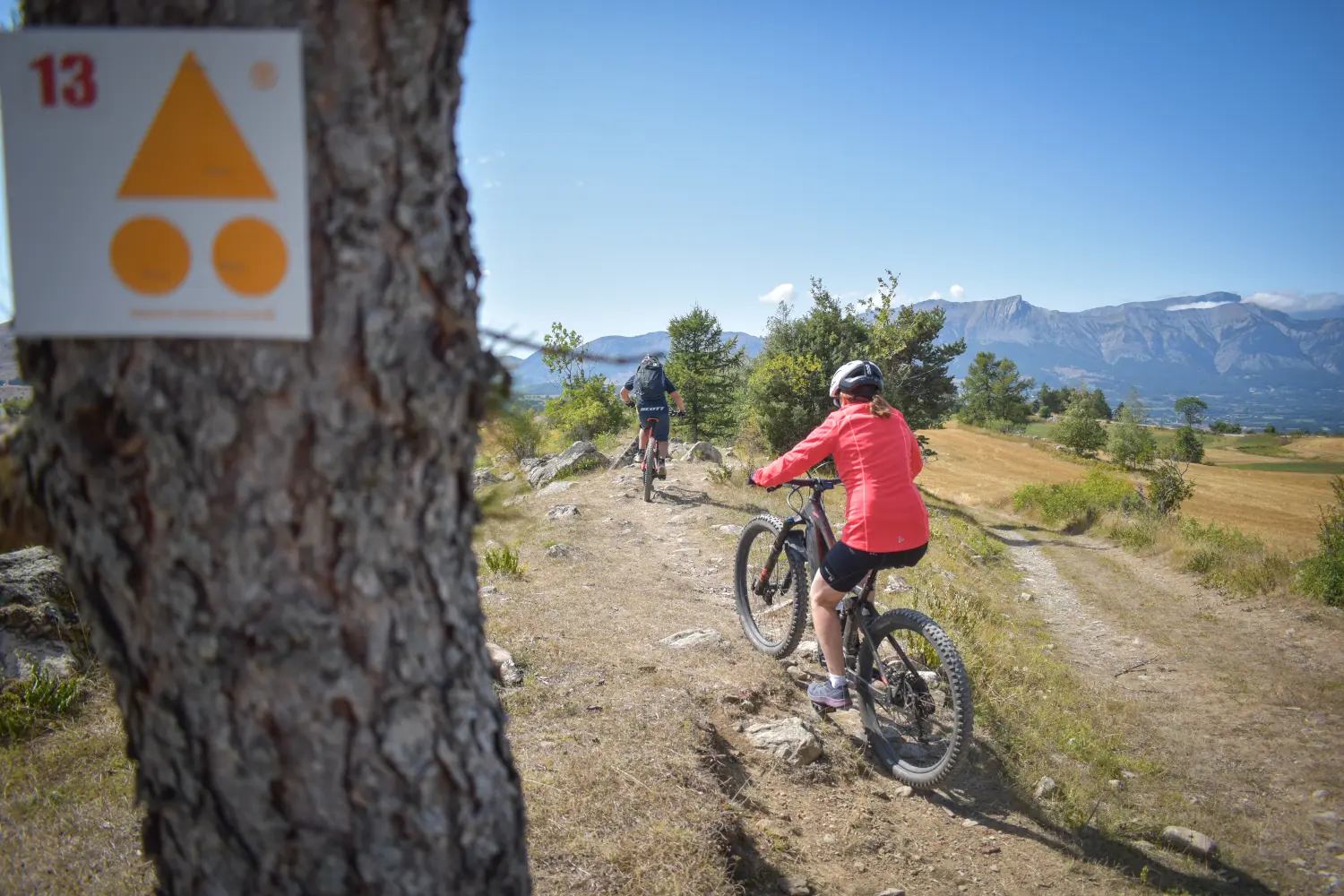 Sous la moraine, circuit VTT St Léger, Champsaur