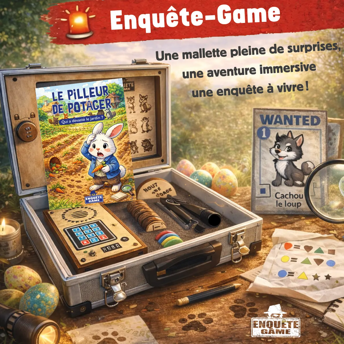 Matériel d'enquête game