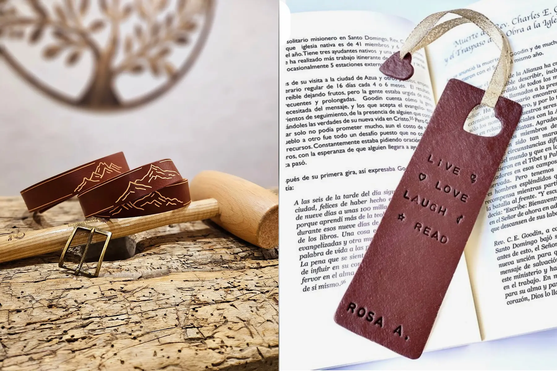 Atelier création d'un marque page en cuir - Semaine Famille +_Thônes