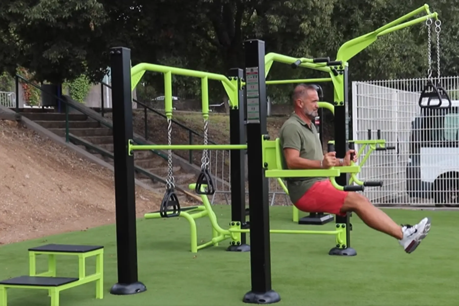 Aire de fitness connectée Plateau Bonnard_Le Cannet